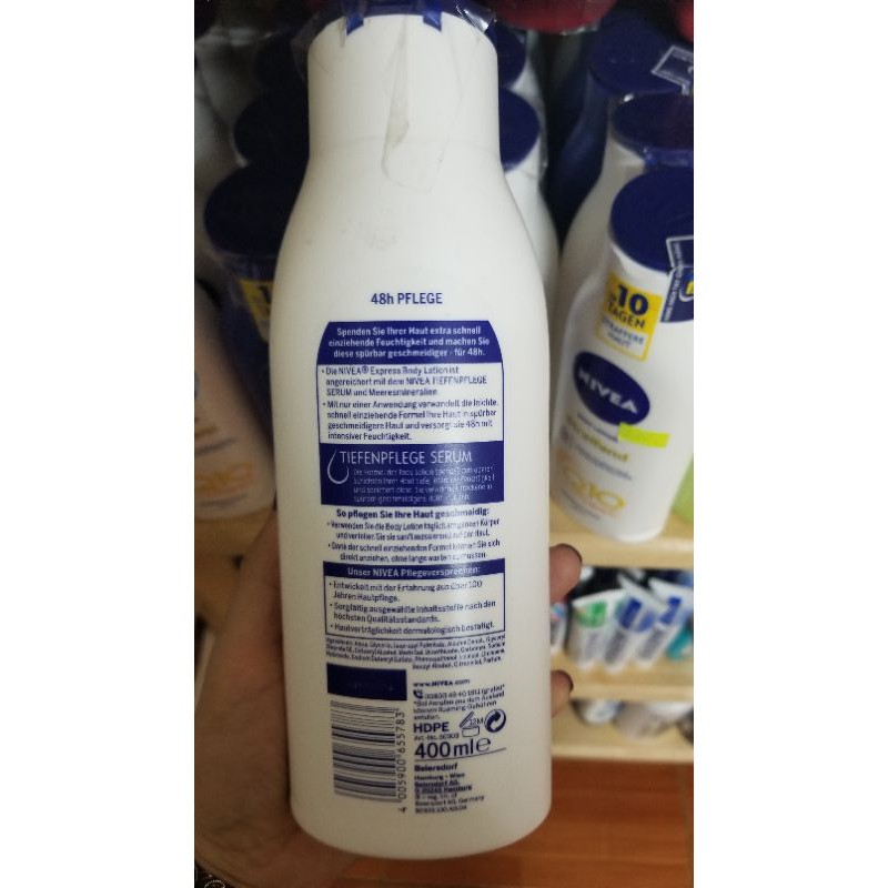 Sữa dưỡng thể Nivea body lotion 48h