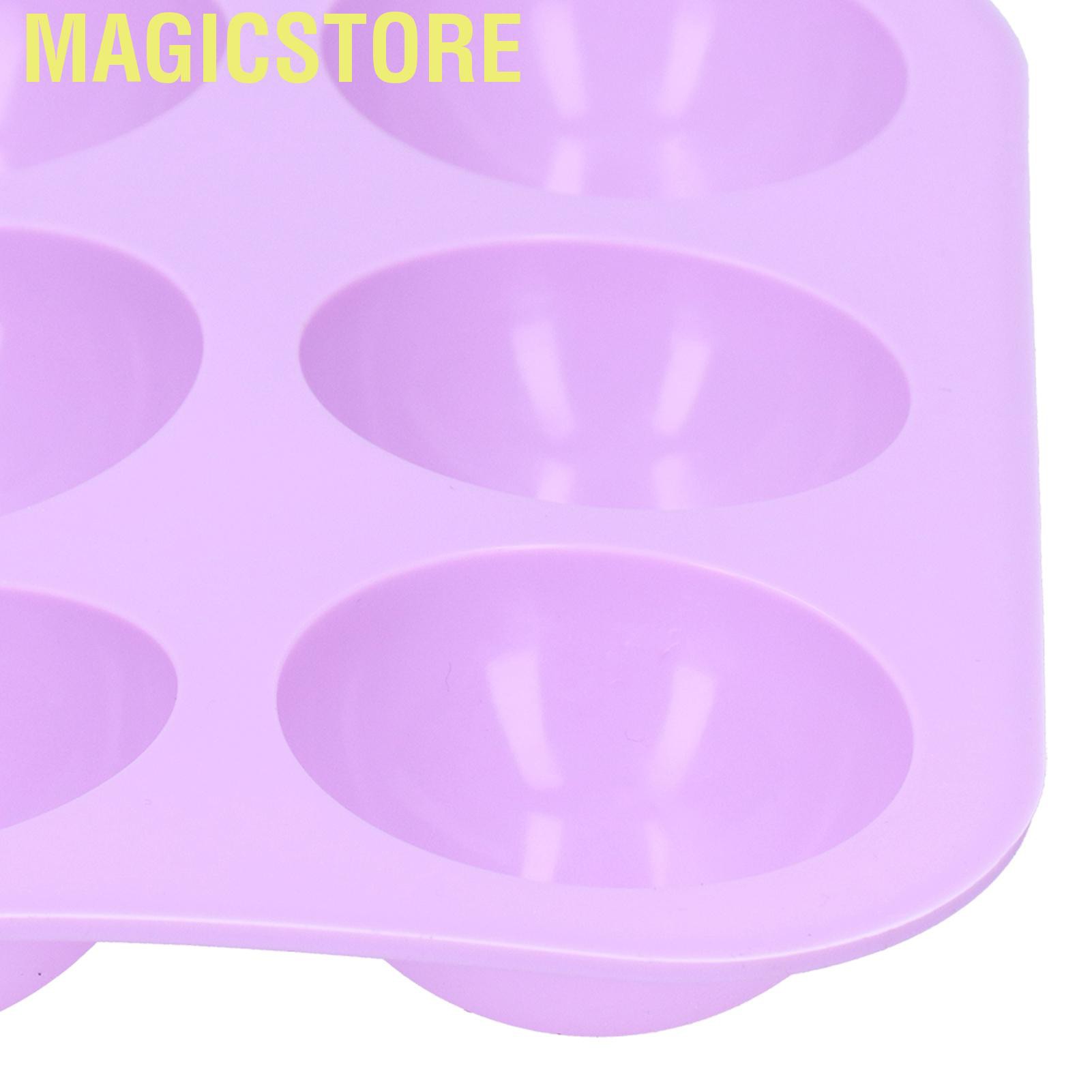Set 2 Khuôn Silicone Làm Bánh 6 Ô 19.5x13.3cm