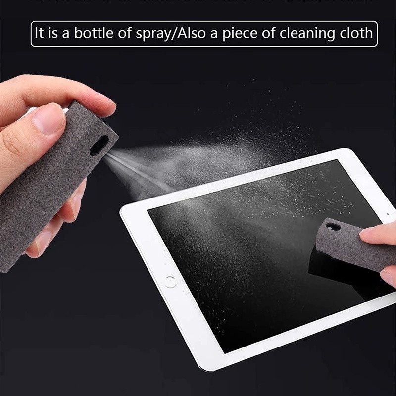Chai Xịt Mini Dùng Vệ Sinh Màn Hình Điện Thoại / Màn Hình Máy Tính 2 Trong 1
