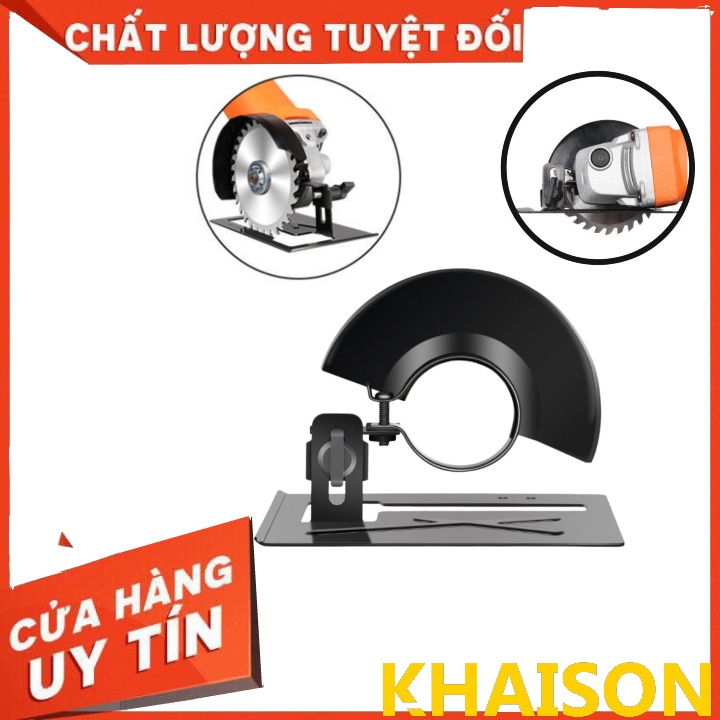 Giá đỡ máy mài có tấm chắn bảo vệ dùng cho máy cắt cầm tay 100mm