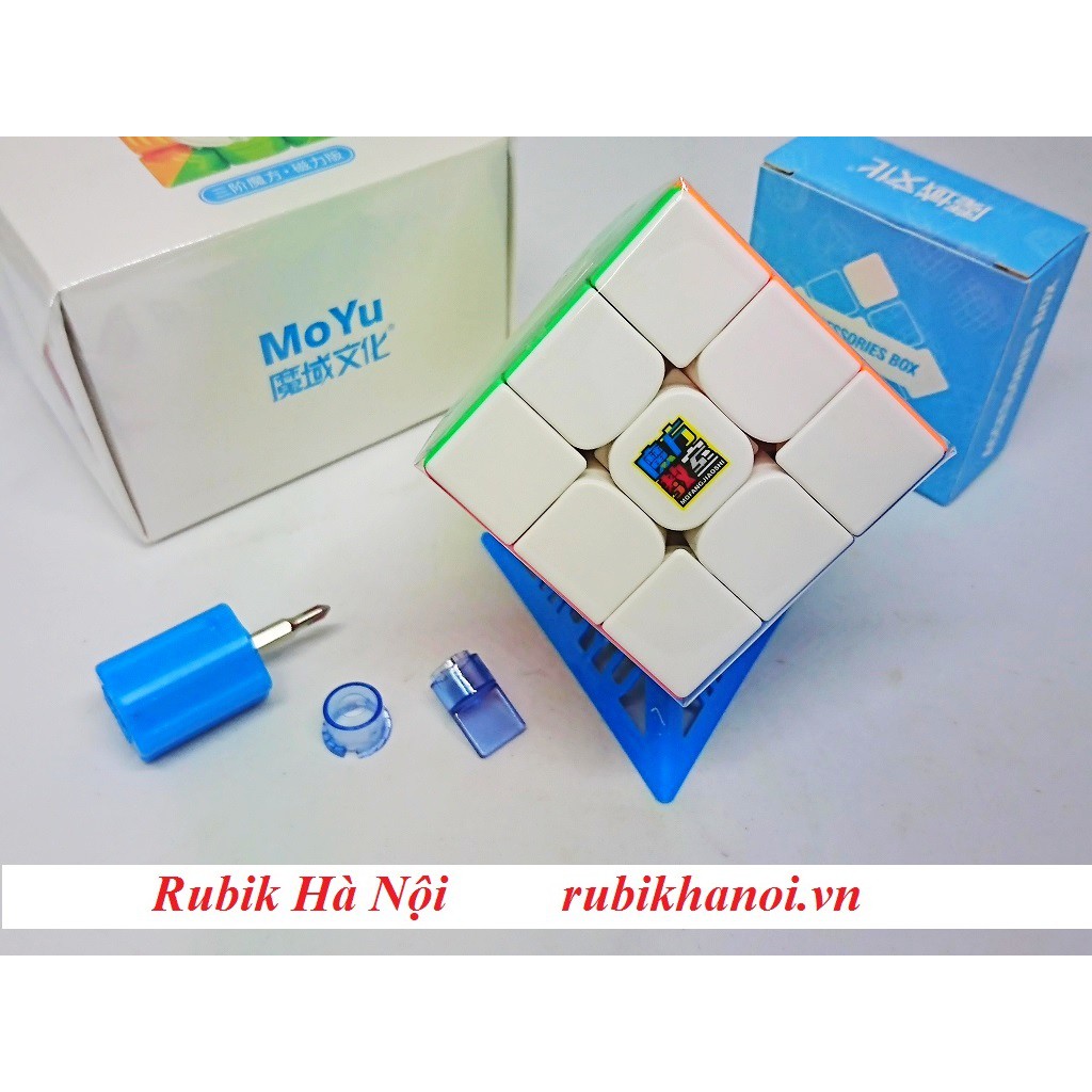 Rubik 3x3 Mofang Jiaoshi MF3RS3 M 2020 Stickerless  Nam Châm Cao Cấp