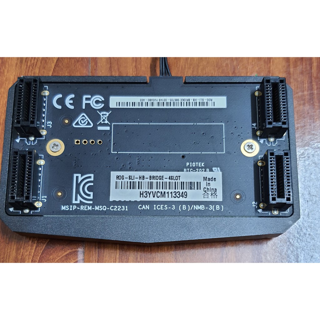 Cầu SLI cho vga asus ASUS SLI HB BRIDGE RGB SIZE M | BigBuy360 - bigbuy360.vn