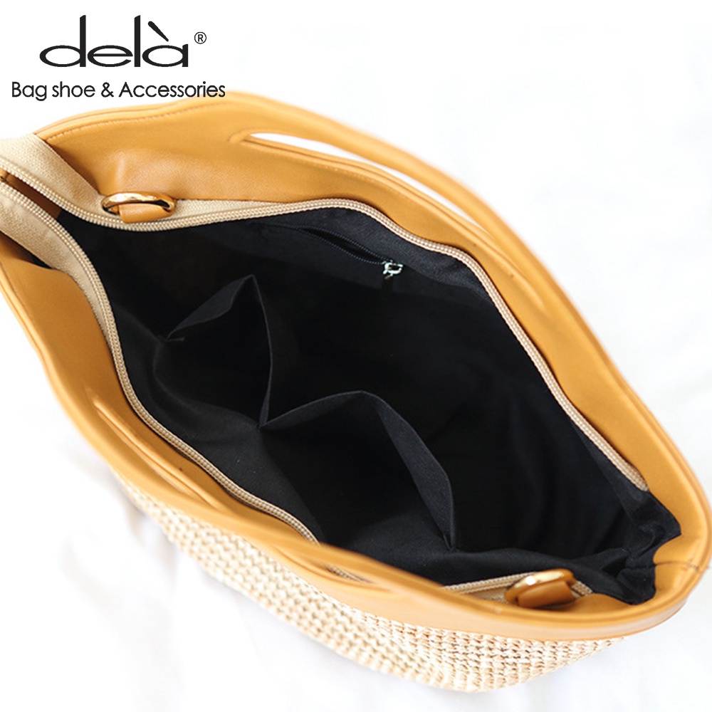 Dela Túi Cói Đeo Chéo Hình Vỏ Sò Thời Trang Đi Biển 2022