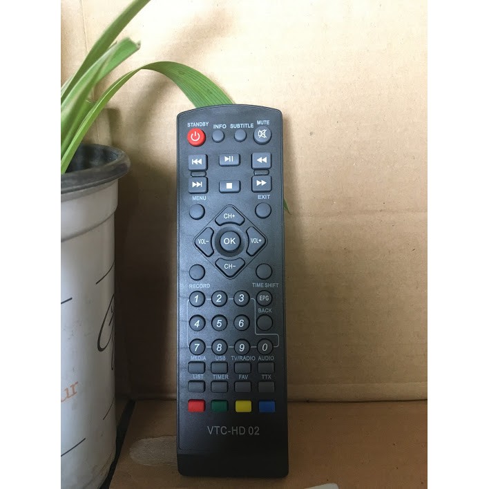 Combo 3 cái Remote Điều khiển đầu VTC-HD 02 ,Remote đầu thu kỹ thuật số VTC HD 02