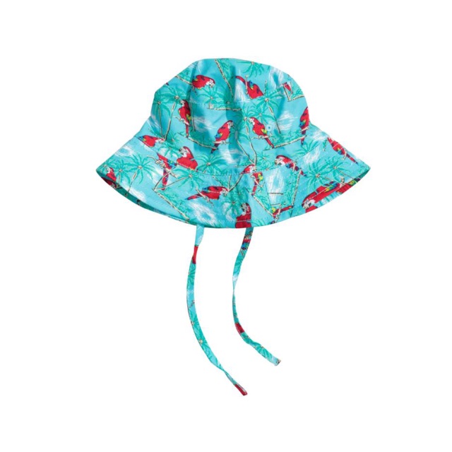 Mũ Vành Bé Trai Con Vẹt Có Quai