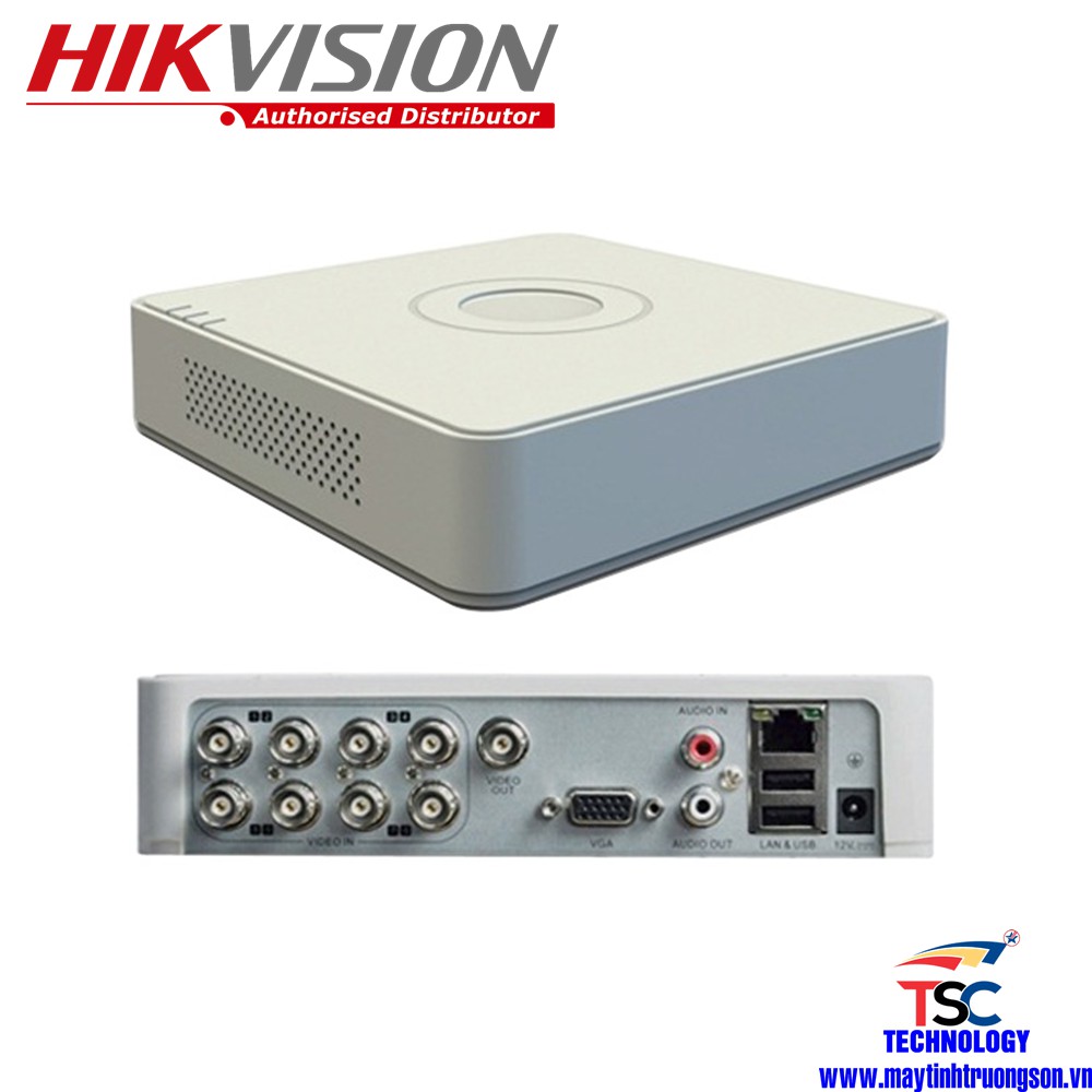 Đầu Ghi HDTVI 8 Kênh Hikvision DS7108HQHIK1 (TURBO HD 4.0) | Chính Hãng