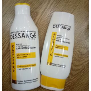 Cặp dầu gội + dầu xả Dessange (Pháp)