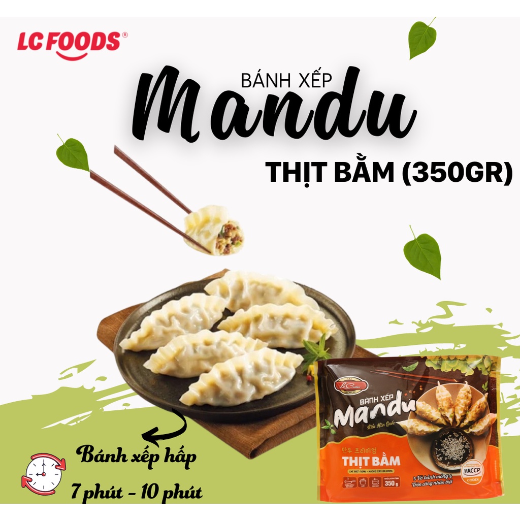 Bánh xếp Mandu nhân thịt bằm Lc Foods | BigBuy360 - bigbuy360.vn