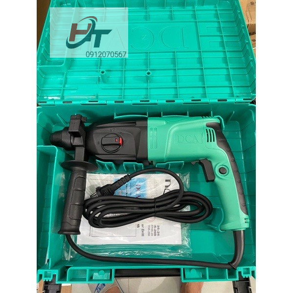 Máy Khoan Bê Tông 800w DCA AZC05-26B Khoan Bê Tông 3 Chức Năng Hàng Chính Hãng Bảo Hành 6 Tháng