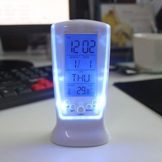 Đồng hồ điện tử để bàn có tích hợp đèn led