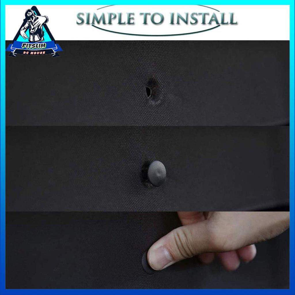 Set 100 đinh ghim bằng nhựa tiện dụng cho xe hơi