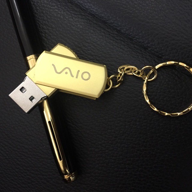 USB Sony VAIO móc khóa vàng 16GB