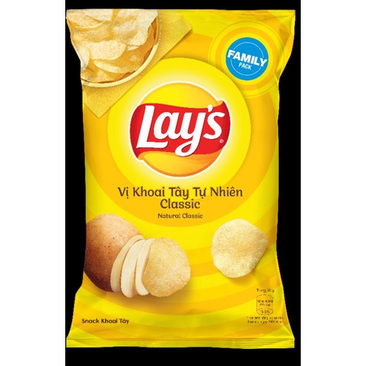 Lays 150g Size Gia đình Khuyến Mãi