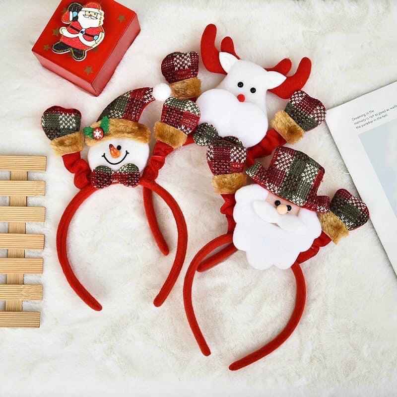 Bờm tóc và kính mắt noel - Quà tặng giáng sinh cho bé