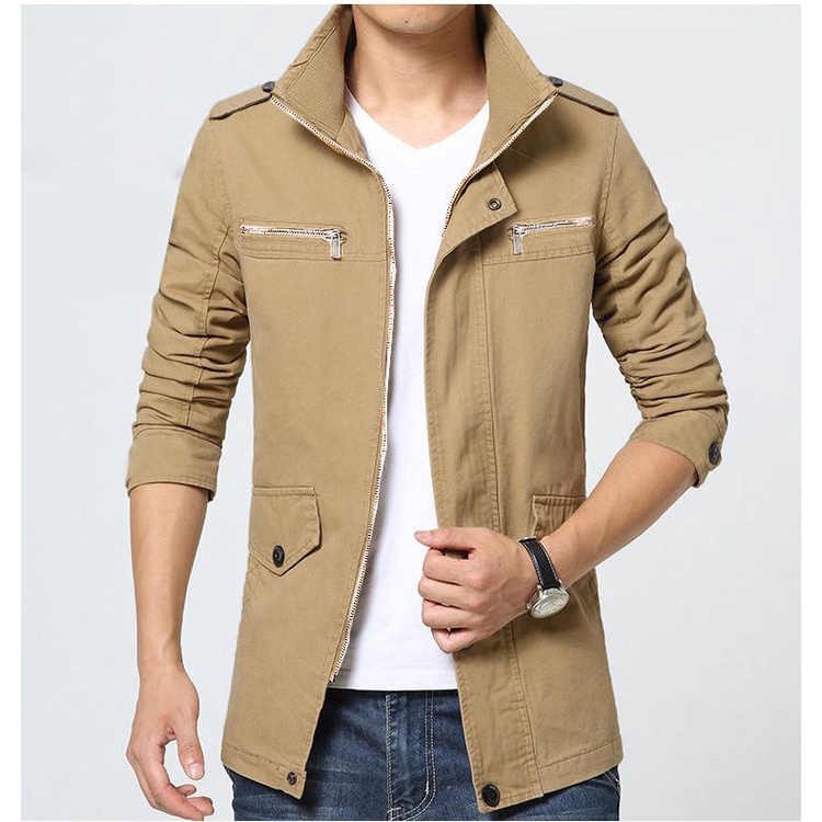 Áo khoác kaki nam 2 lớp cao cấp mẫu mới