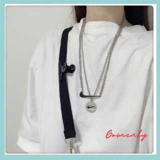 [Free Ship Đơn Hàng 150k]Dây Chuyền nam Gomenly logo thể thao Phong Cách Hiphop Xì Tai Unisex.