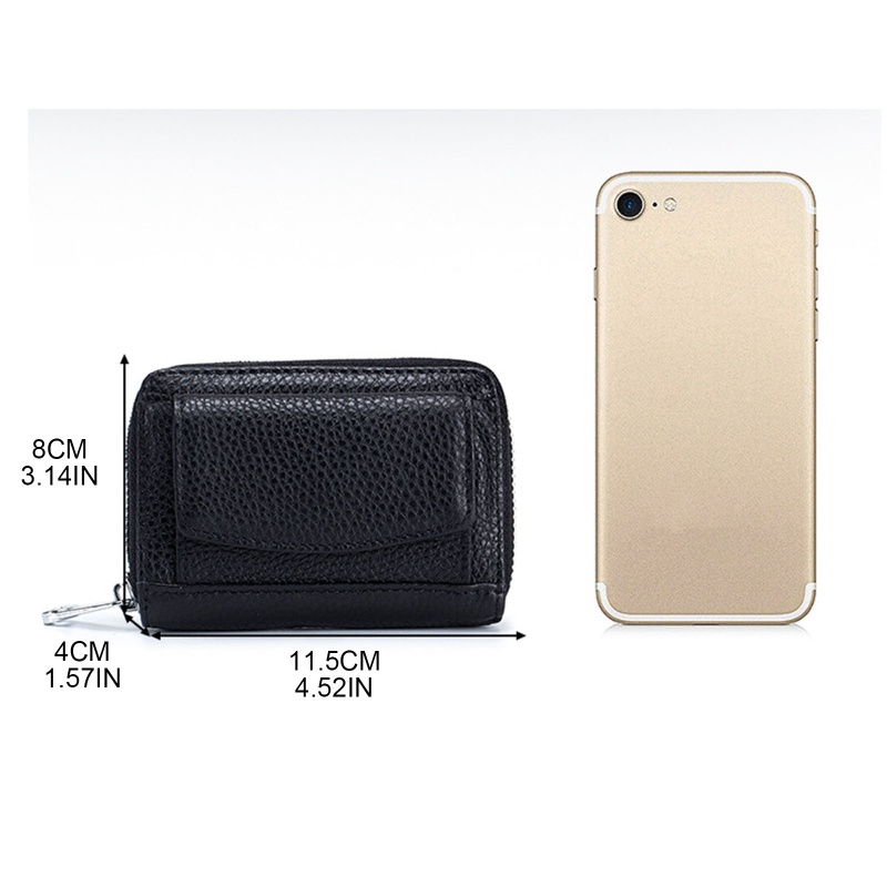 Ví Đựng Thẻ Tín Dụng / Tiền Xu RFID Phong Cách Vintage