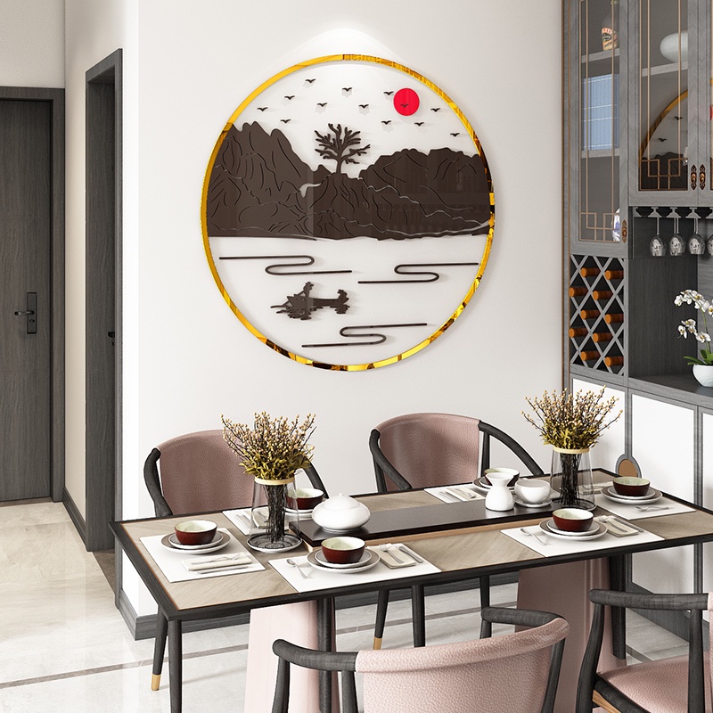 Tranh Mica Phong cảnh hữu tình Trang trí phòng khách, cửa hàng Nhiều Size - EPeBen