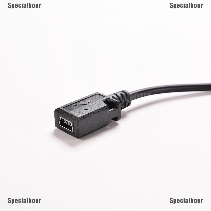 Micro USB male to Mini USB female Data Sync Charge Adapter Cable