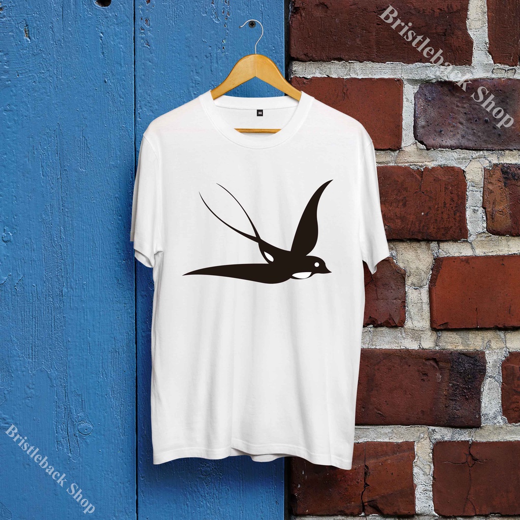 Áo Unisex hình Chim Én Swallow nam Cotton cá tính thời trang thoáng mát năng động U10SWL004