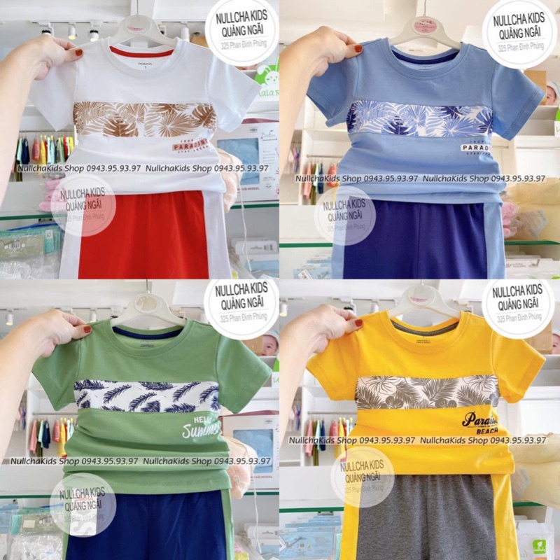 Bộ cộc thể thao Dokma size to bé 1 đến 5 tuổi