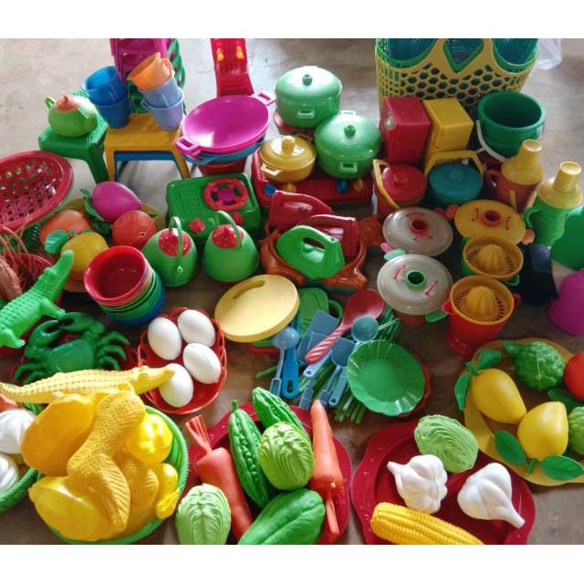 Đồ Chơi nhựa bán theo cân, Đồ chơi nhựa cho bé, đồ nhà bếp cân kg nhựa VIỆT NAM, an toàn