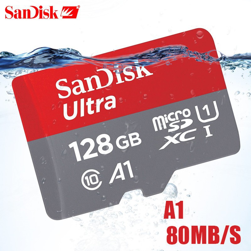 SANDISK Thẻ Nhớ 64gb 128gb 256gb 512gb 100mb / S Class10 Micro Sdxc