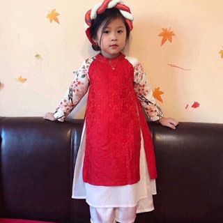 Áo dài cách tân gấm