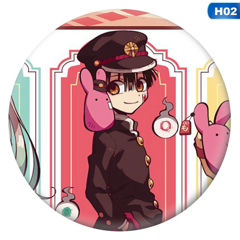 flowersqueen Ghim Cài Áo Hình Nhân Vật Nữ Anime Dễ Thương