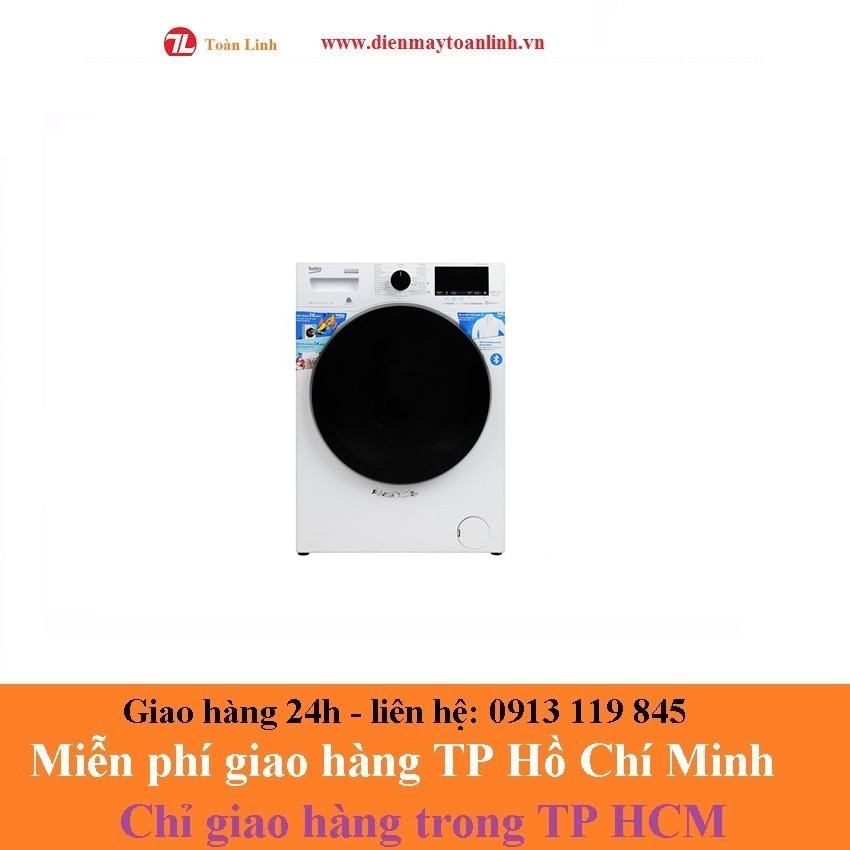 Máy giặt Beko WCV10649XWST Inverter 8 kg - Chính hãng