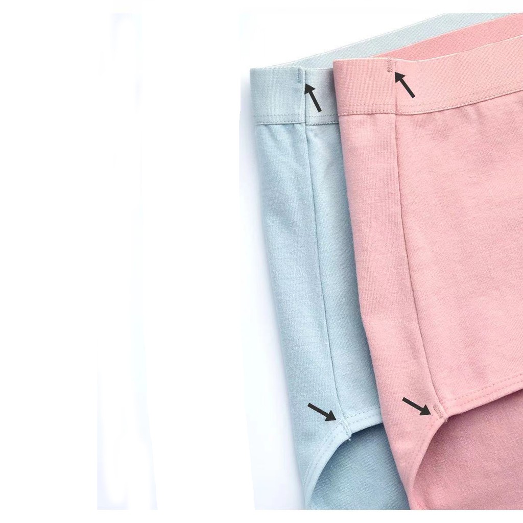 Quần Lót Cotton Lưng Cao Kháng Khuẩn Thoáng Khí 6 Màu Tùy Chọn Size M-3xl Cho Nữ