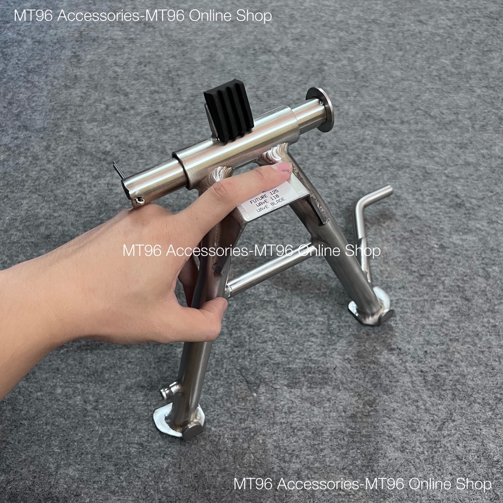 Chân Chống Đứng Inox Cho Wave S110, Wave Rsx 110 Chuẩn Inox304