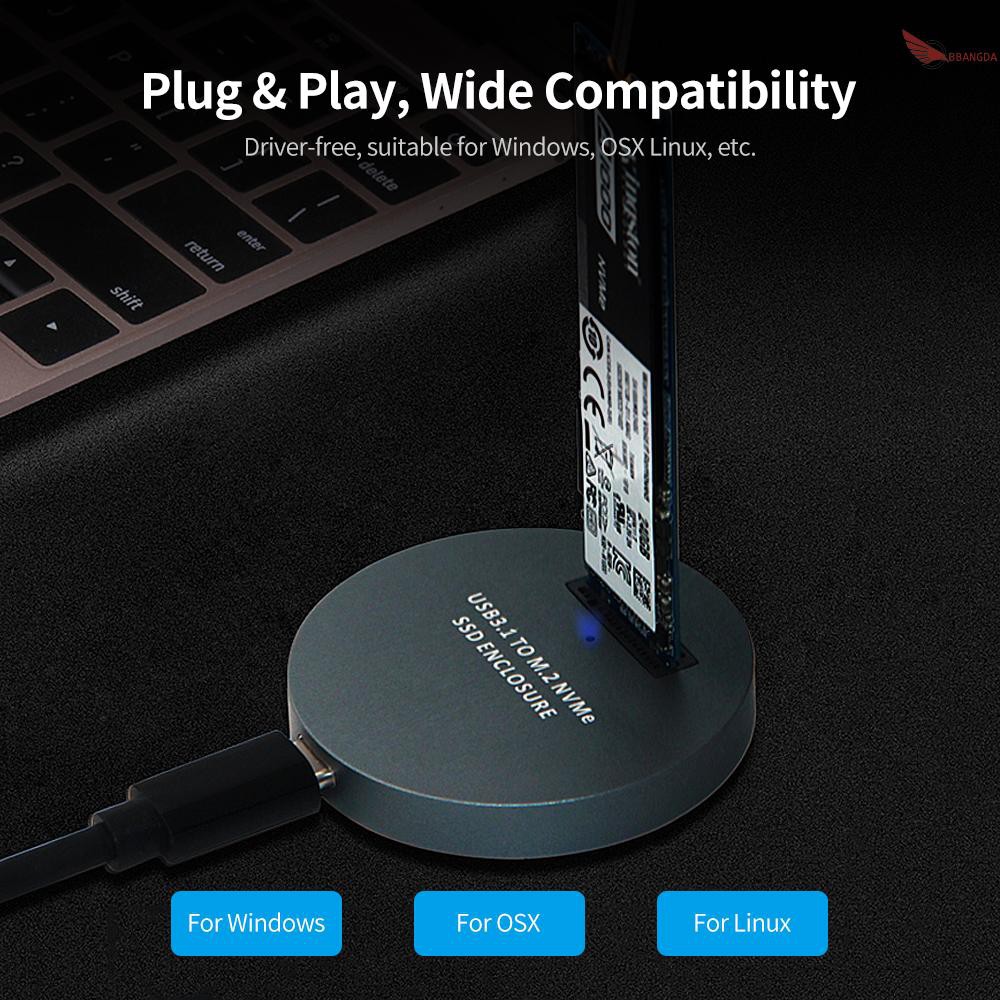 Bộ Chuyển Đổi B & B Lm-914 Usb 3.1 Type-C Sang Pci-E M.2 Nvme Ssd Cho Windows Osx Linux Silver | BigBuy360 - bigbuy360.vn