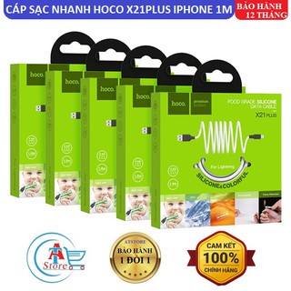Cáp sạc nhanh iphone/ipad hoco x21 plus 1m chính hãng