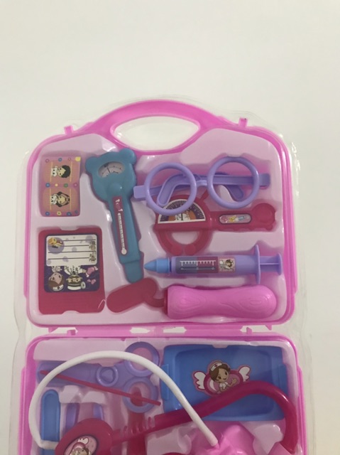 Bộ đồ chơi vali bác sĩ 14 món an toàn dành cho bé trai bé g XF7769-H
