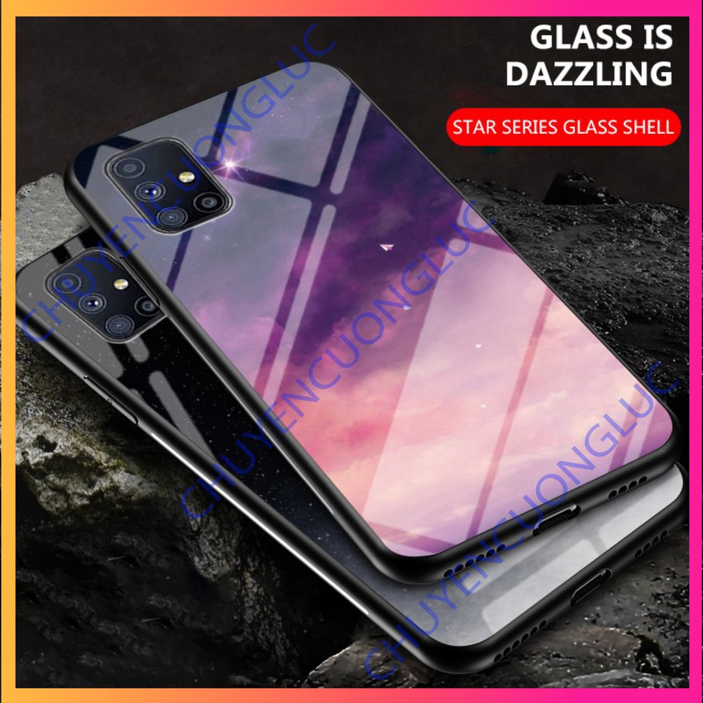 [HOT] Ốp lưng kính Oppo A93 A15 A92 A52 Họa Tiết Vân Đá đẳng cấp