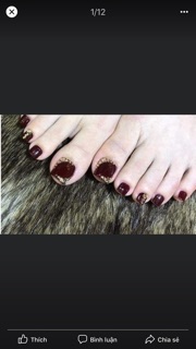 Móng chân giả nail thiết kế