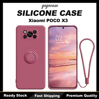 Ốp điện thoại bằng silicon màu trơn cho Xiaomi POCO X3 PRO POCOX3 POCOX3PRO POCOX3NFC