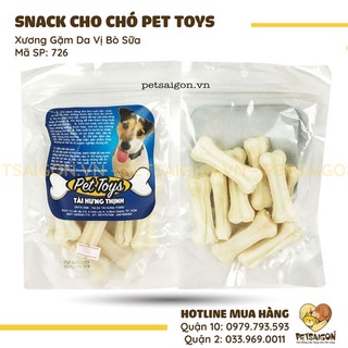Xương gặm da bò vị sữa cho chó