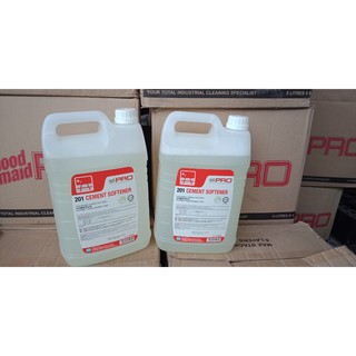 NƯỚC TẨY XI MĂNG VÀ LÀM BÓNG, PHỤC HỒI GẠCH TÀU, GẠCH NGÓI 201 CEMENT SOFTENER 5L NHẬP KHẨU TỪ MALAYSIA