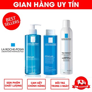 COMBO: SỮA RỬA MẶT, TONER, XỊT KHOÁNG LA ROCHE-POSAY
