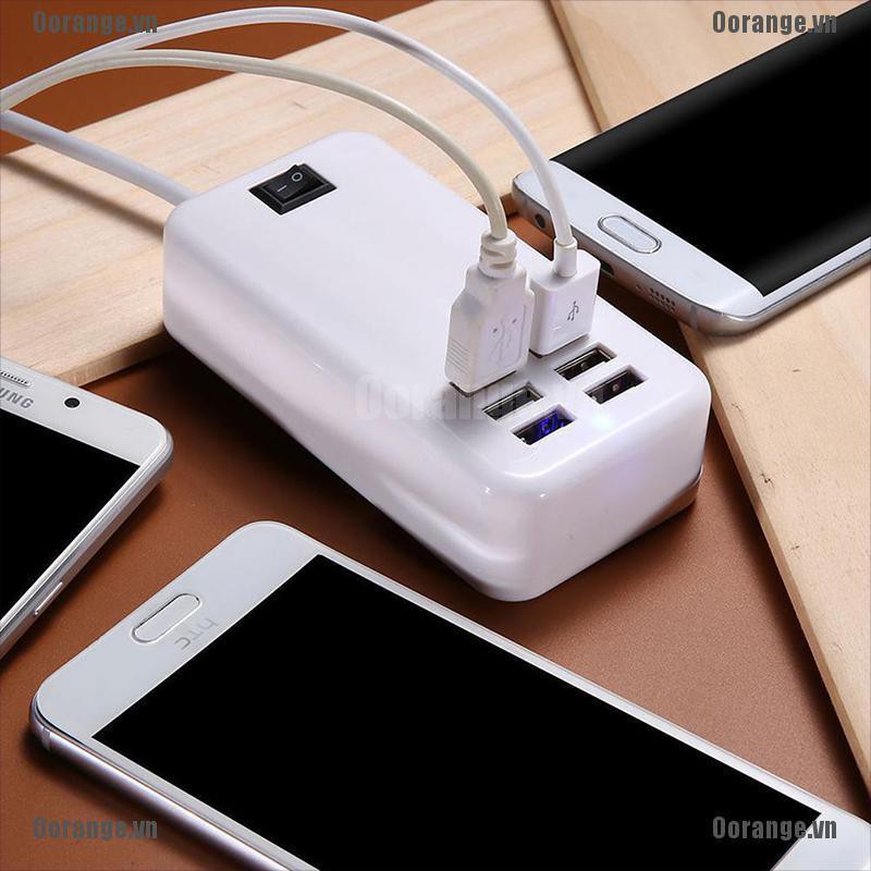 Ổ Cắm Điện Gắn Tường Tiện Lợi 4 / 6 AC USB