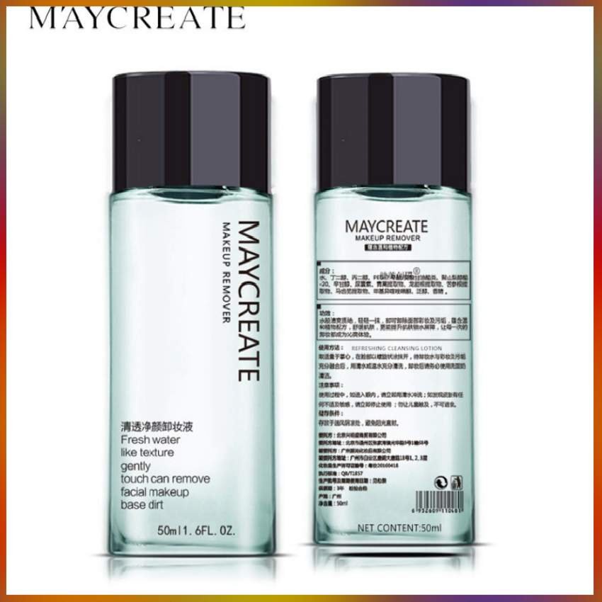 [Giá hủy diệt] Nước tẩy trang Maycreate 50ml hàng Nội địa Trung