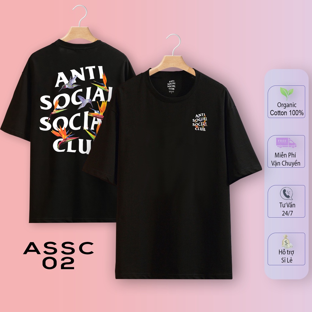 Áo thun ASSC - Anti Social Social Club - 100% cotton 2 chiều - Mỹ Tú Store