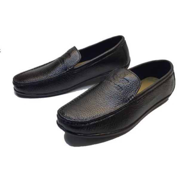 ⚡️Siêu Phẩm- Free Ship⚡️ Giày Nam Lười Da Bò Thật- Tặng Lót Giày Da⚡️ | BigBuy360 - bigbuy360.vn