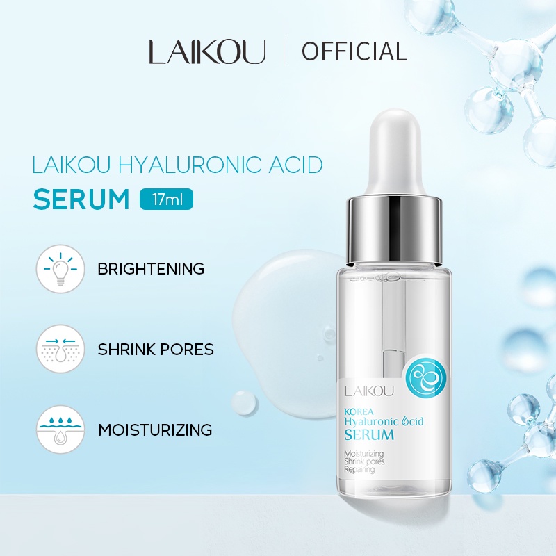 Serum Laikou Hyaluronic Acid cân bằng độ ẩm làm sáng da dung tích 17ml