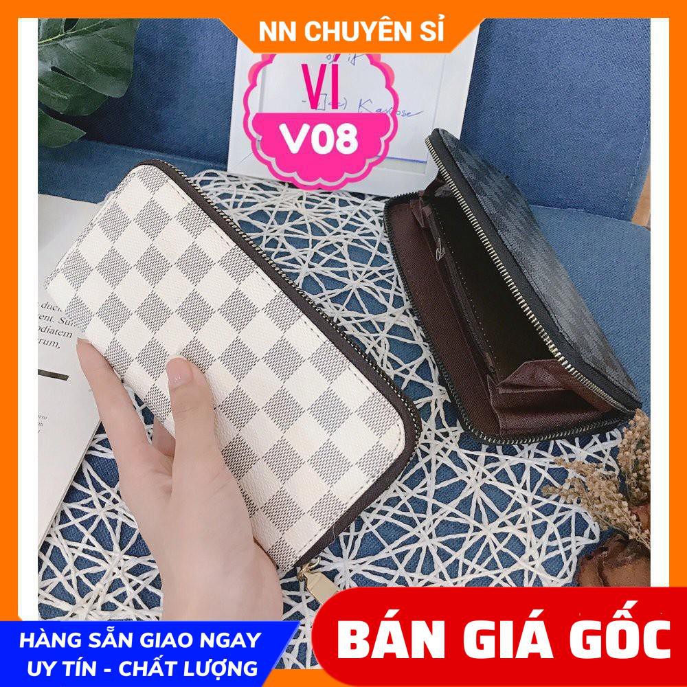 VÍ DA IN LOGO CHUẨN QC SIÊU ĐẸP ❤100% ẢNH THẬT❤ VÍ NỮ