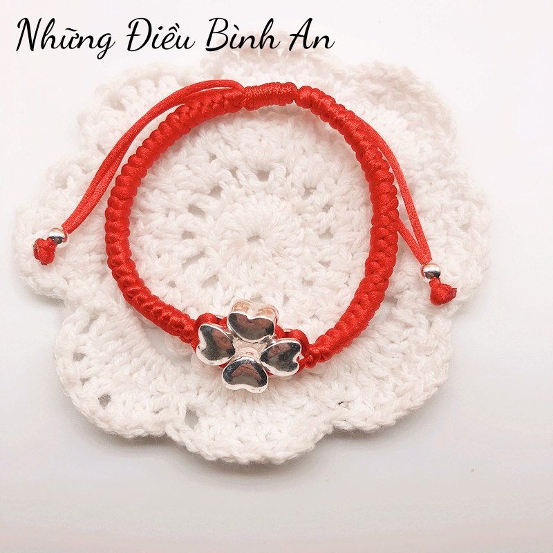 Vòng tay chỉ đỏ tặng 1 lá bồ đề đã được th.ỉ.n.h mang lại may mắn, bình an 💕FREESHIP 50k💕 - Những Điều Bình An