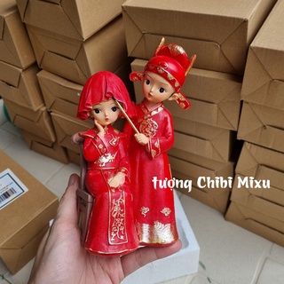 Cặp Tân Lang - Tân Nương mẫu Vén Rèm E Thẹn