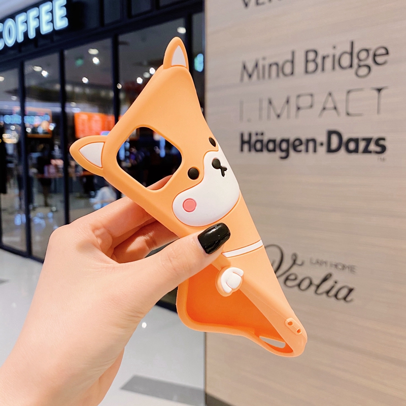 Ốp Điện Thoại Silicon Mềm Hình Shiba 3d Cho Iphone 11 / 12 Pro Max Mini 12pro Se 2020 X Xs Max Xr 6 6s 7 8 Plus